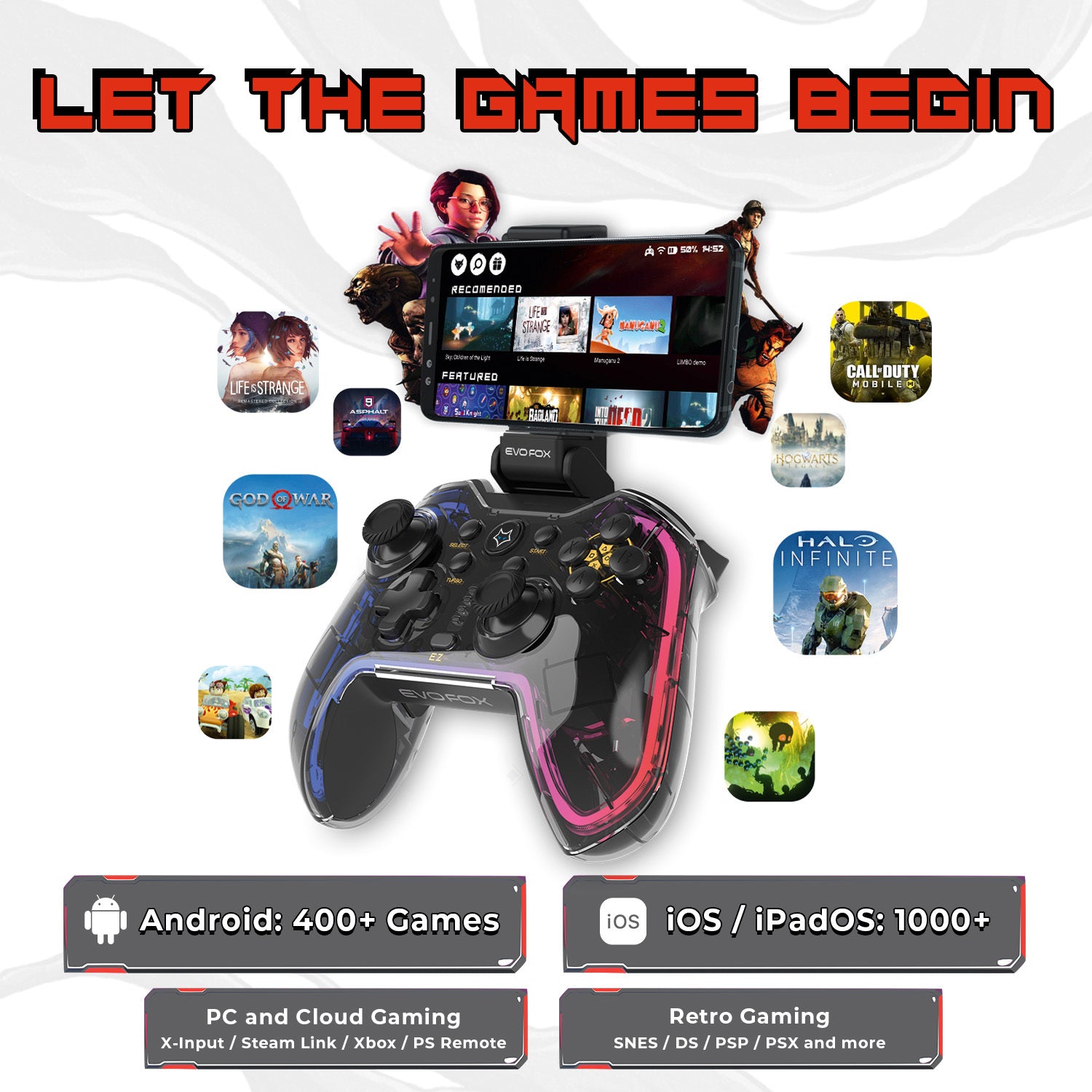 EvoFox One Gamepad – Amkette