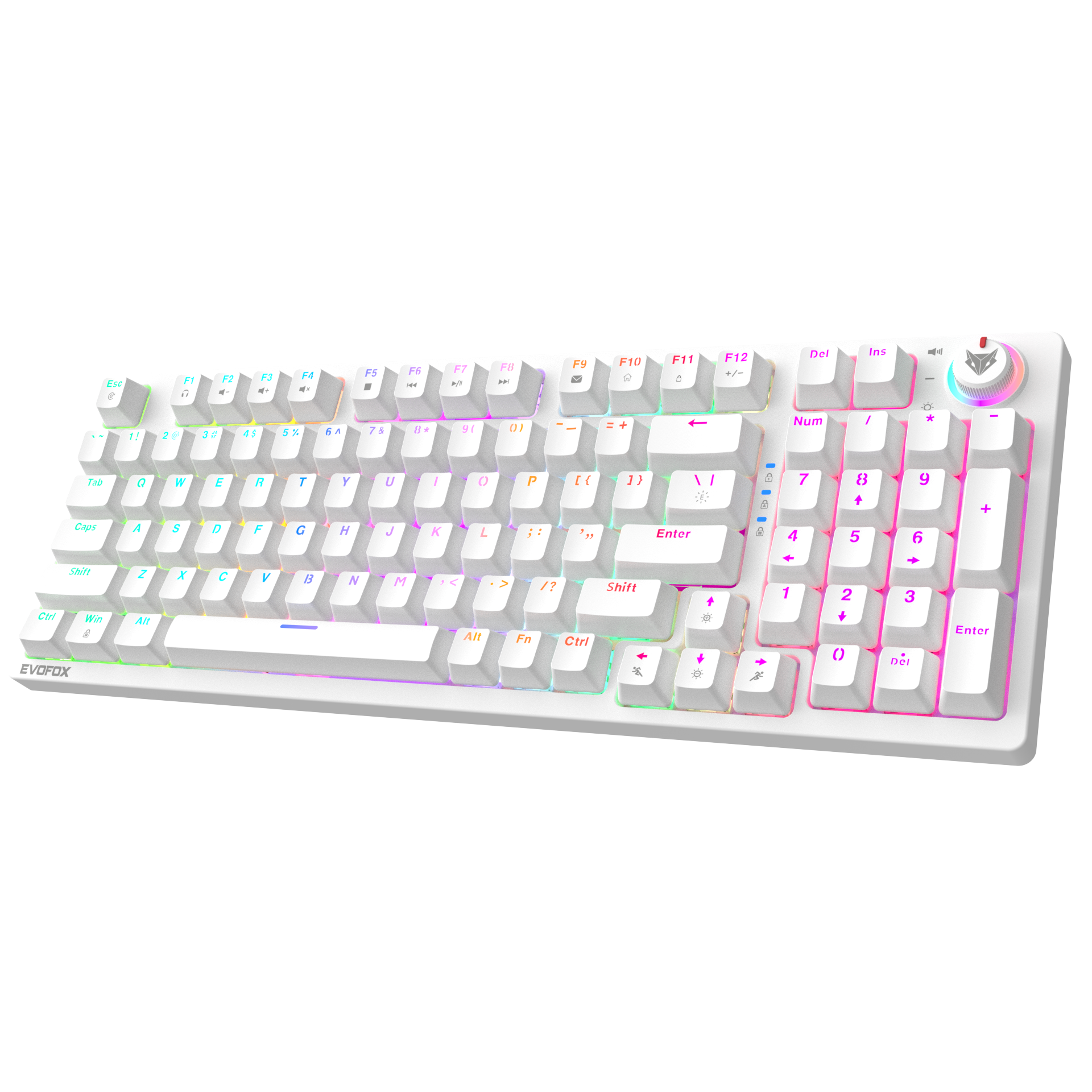 EvoFox Katana X2 Gaming Keyboard-White