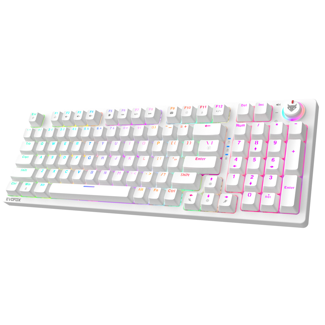 EvoFox Katana X2 Gaming Keyboard-White